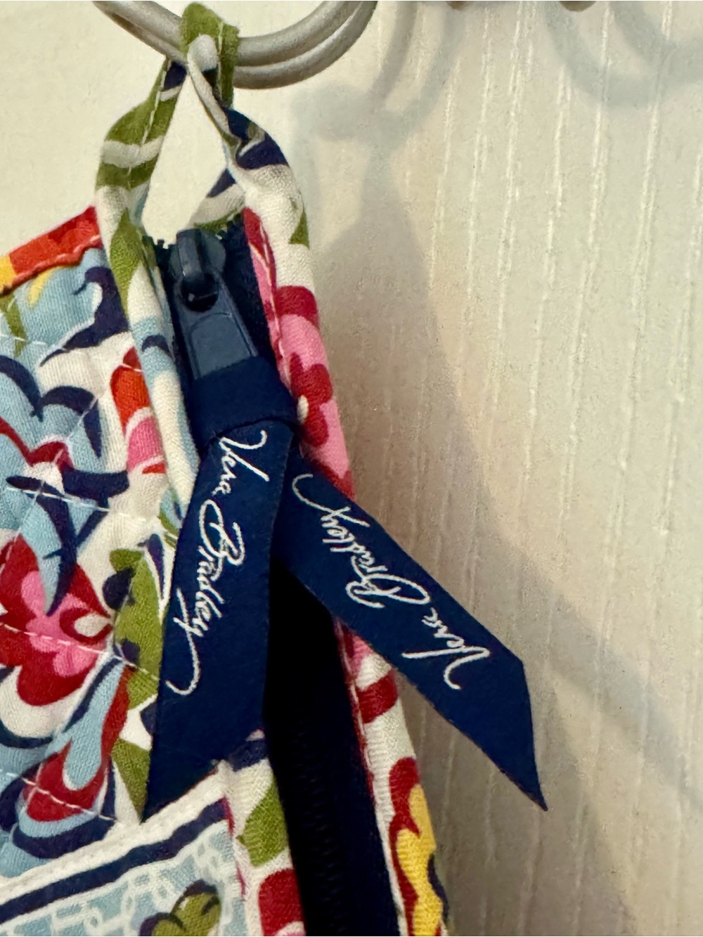 Vera Bradley Multicolor Floral Quilted Makeup Bag - Picture 6 of 14